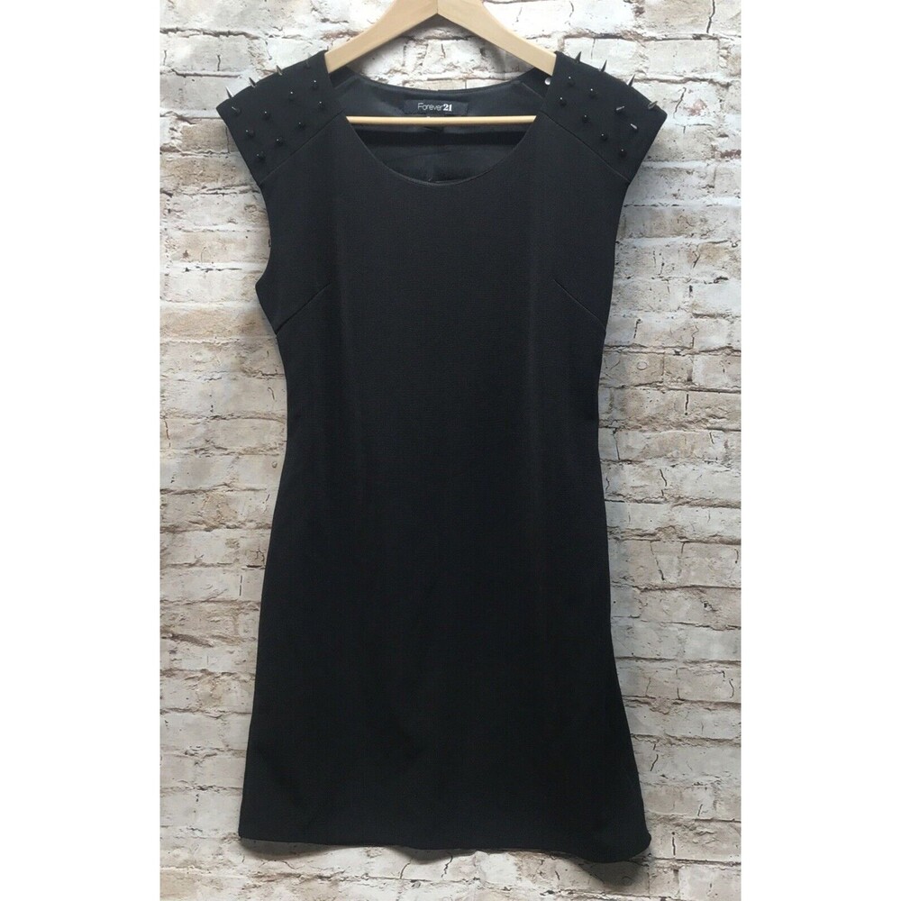 Forever 21 Dress Size Large Spike Embellishments Sleeveless Short